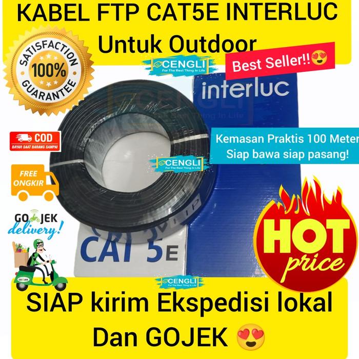 Gambar Kabel LAN FTP CAT5E 100 Meter Network Cable - Eceran dari Cengli Store Kota Surabaya Tokopedia