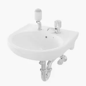 Wastafel Toto L 529 V1 Komplit Set / Wastafel Lengkap Toto L 529 V1 W