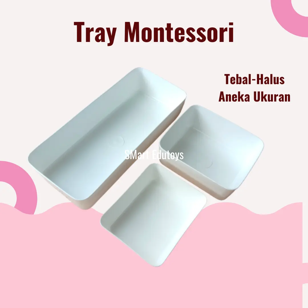 Tray Nampan Mainan Montessori Sensory Toys Tempat Bermain Anak