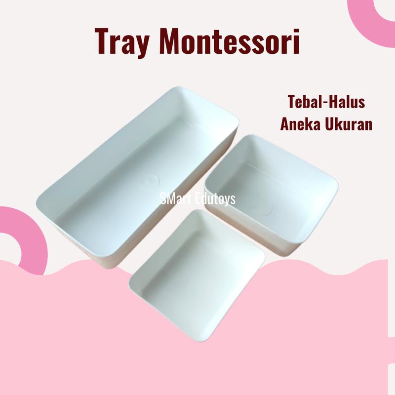 Tray Nampan Mainan Montessori Sensory Toys Tempat Bermain Anak 0