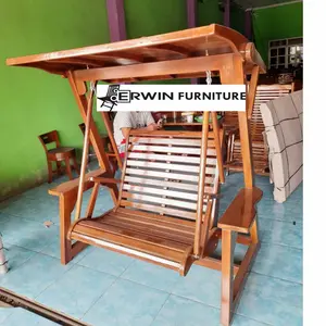 Ayunan becak taman - duduan 100cm - ayunan jati