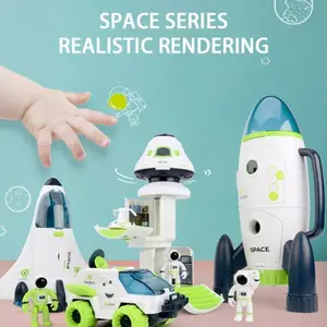Mainan Edukasi Anak Simulasi Astronot & Roket DIY Exploring Space