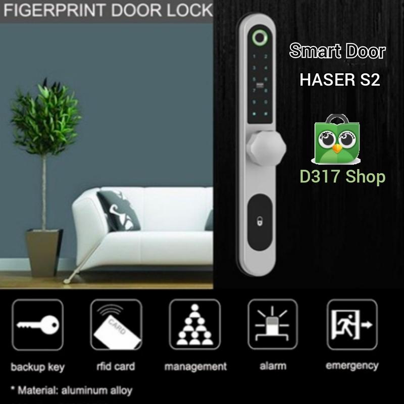 Smart Door Lock Haser S2 untuk Pintu Geser/Sliding Door - Shop | Tokopedia