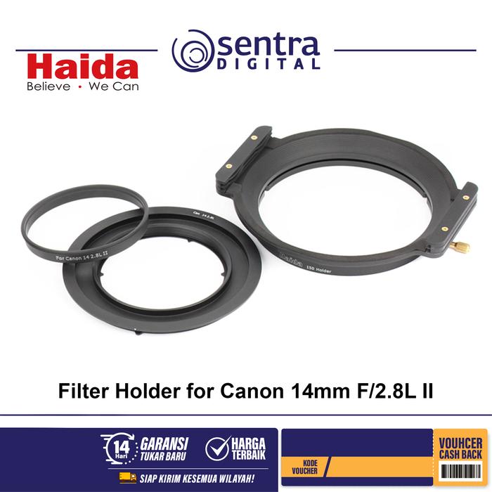 Gambar Haida 150 Series Filter Holder for Canon 14mm F/2.8L II Lens - HD3202 dari Sentra Digital Kota Surabaya Tokopedia