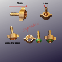 Gambar NEPEL SANCHIN FEMALE 14mm SAMBUNGAN SELANG 6,5 mm dari saprotan Kota Tangerang 2 Tokopedia