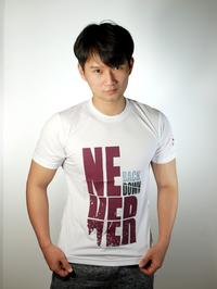 Gambar GENETIX NEVER BACK DOWN Tshirt White - Putih, M dari ELITE MMA SHOP Kota Administrasi Jakarta Barat 1 Tokopedia