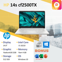Gambar HP 14s cf2500TX i5 10210 4GB 512ssd Radeon 630 2GB OHS Blit -cf2501TX - SILVER dari royalltech Kota Administrasi Jakarta Utara 1 Tokopedia