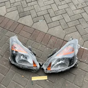 HEADLAMP AVANZA ALL NEW 2011-2015 BLACK HOUSING SMOKE ORANGE