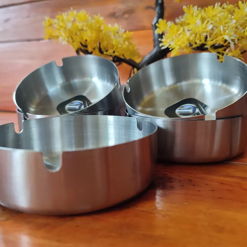Asbak Stainless Besi Kokoh Awet 10cm 2