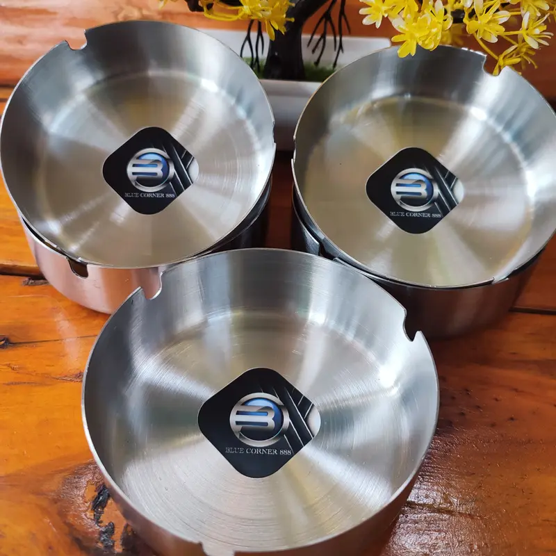 Asbak Stainless Besi Kokoh Awet 10cm 1