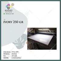 Gambar Kertas Ivory 250gr/gsm 79x109 Putih - Lembar/Lbr - 79x109 dari Matari Bandung Kota Bandung 1 Tokopedia