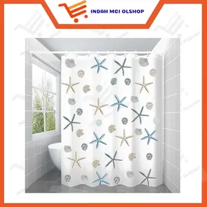 Tirai Kamar Mandi Anti Air / Shower Curtain