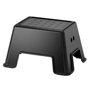 Kursi plastik kecil bangku pendek kursi anak bangku jongkok - Hitam