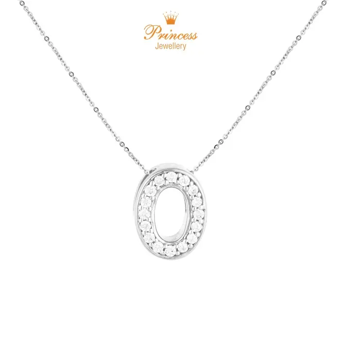 Gambar Liontin Inisial O Berlian PPD1034608 Princess Jewellery - White Gold dari Princess Jewellery Online Kota Administrasi Jakarta Selatan 4 Tokopedia