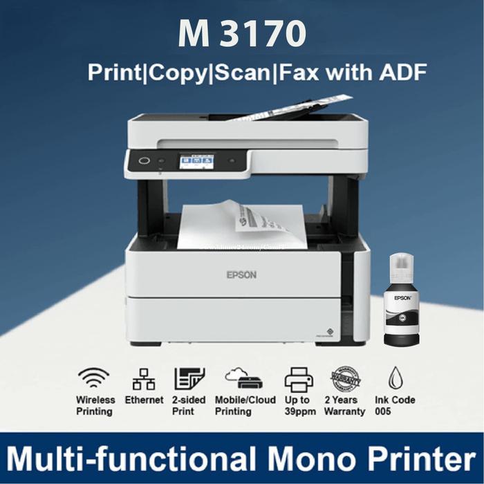 Jual Printer EPSON M3170 Monochrome - EPSON M-3170 Ink Tank Printer ...