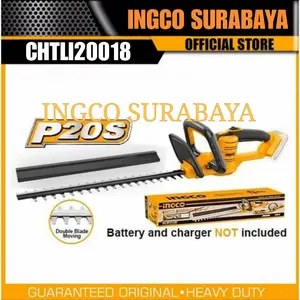 INGCO CHTLI20018 MESIN POTONG DAHAN RANTING TANAMAN CORDLESS BATERAI