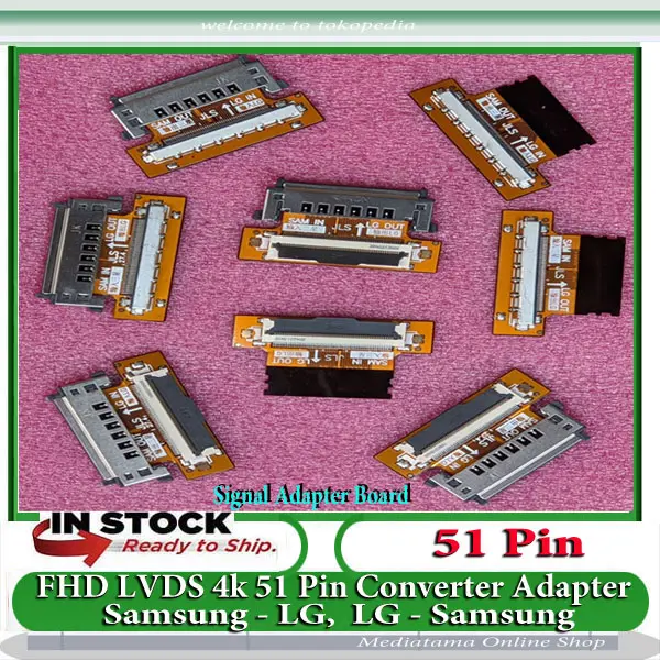FHD LVDS 4k Converter Samsung to LG, LG to Samsung 51pin