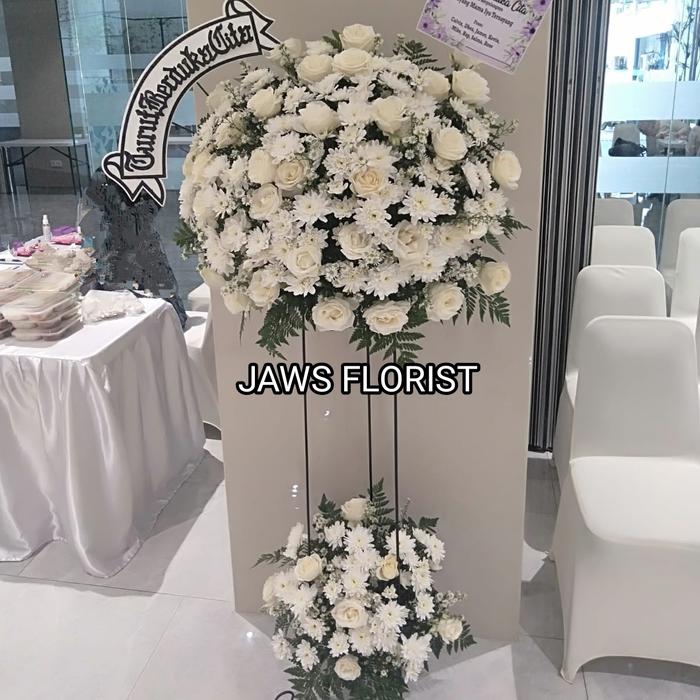 Gambar Bunga Standing Duka Cita dari JAWS FLORIST Kota Administrasi Jakarta Barat Tokopedia