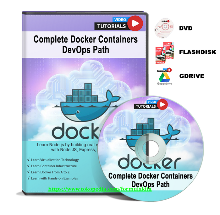 Jual VIDEO TUTORIAL COMPLETE DOCKER CONTAINERS - DEVOPS PATH - DVD ...
