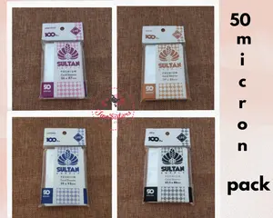 PACK-100 pcs | Inner Sleeve Sultan 50 micron Amethyst | Amber | Onyx