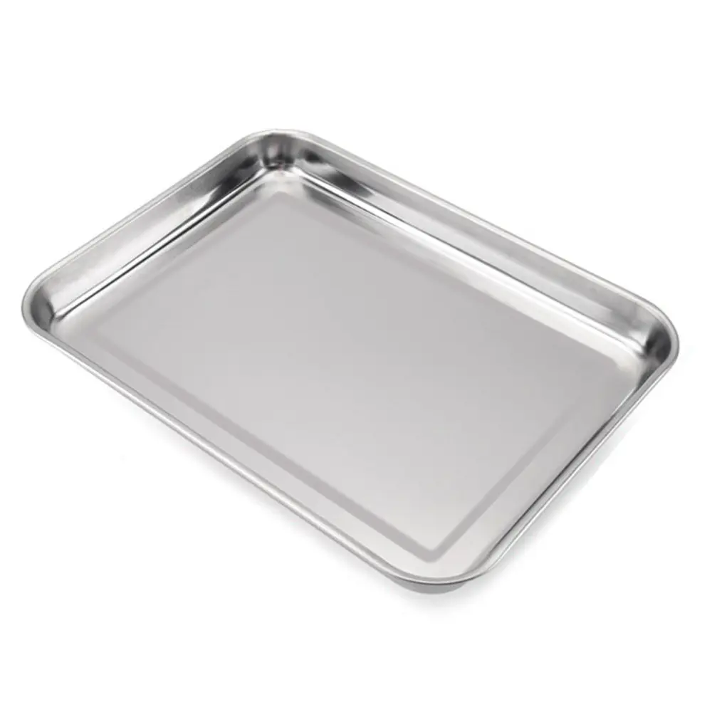 Nampan Baki Jumbo Stainless Steel 40 x 30 x 4