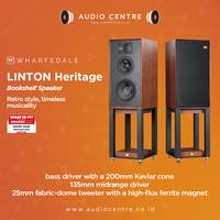 Gambar Wharfedale Linton Heritage Bookshelf Speaker with Original Stand - Mahogany Oak dari Audio Centre Official Kota Administrasi Jakarta Barat 2 Tokopedia