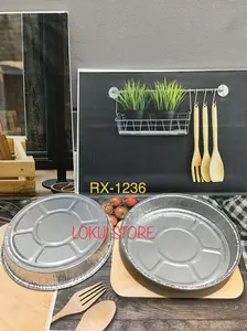 ALUMINIUM TRAY MODEL BULAT RX-1236 - WADAH ALUMINIUM FOIL RX-1236