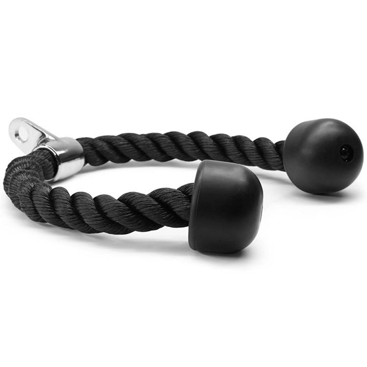 Handle Gym Lat Pull Down Bar - Curl W Bar - D Handle Tricep Bicep Bar 4
