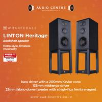 Gambar Wharfedale Linton Heritage Bookshelf Speaker with Original Stand - Mahogany Oak dari Audio Centre Official Kota Administrasi Jakarta Barat 1 Tokopedia