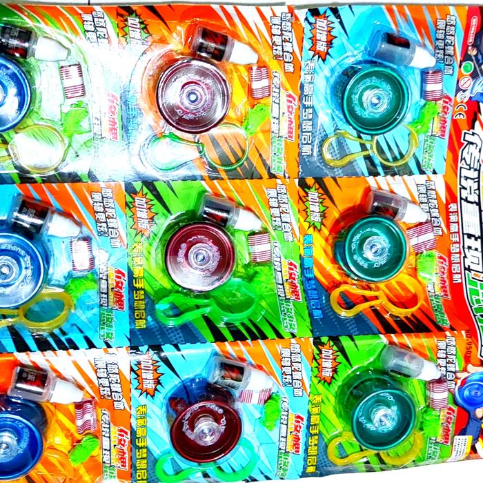 Gambar Mainan Anak Yoyo Pelangi 3 Bearing + Gantungan dari Leestore889 Kota Administrasi Jakarta Utara Tokopedia
