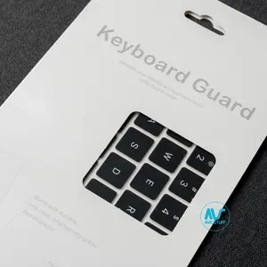 Keyboard Guard BLACK Mac Pro & Air M1 M2 M3 M4/ 13 14 15 16 Inch - Pelindung Keyboard Anti Air & Debu - Silicon Protector Mac Semua Seri Murah Berkualitas