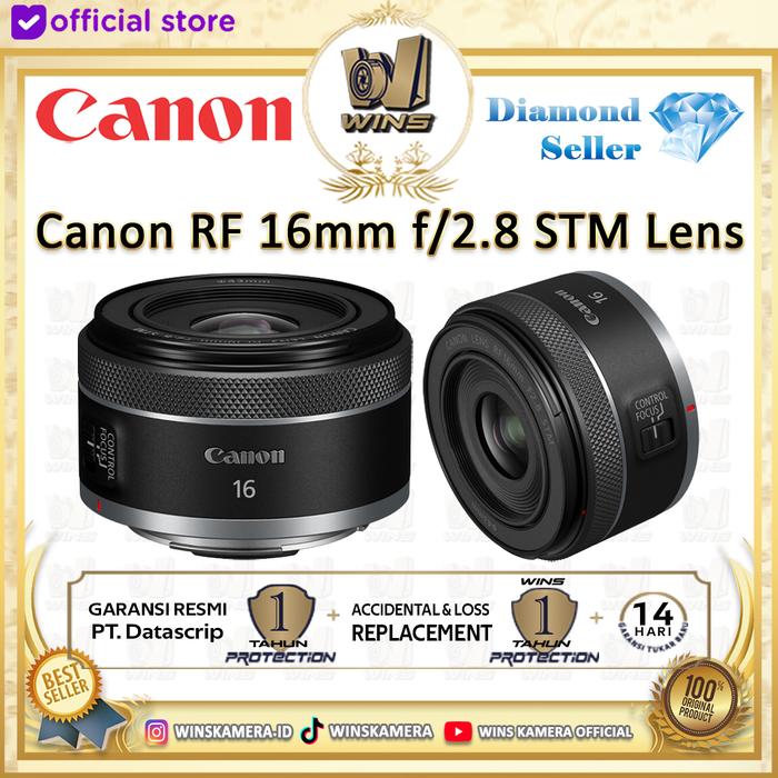 Gambar Lensa Canon RF 16mm F/2.8 STM Garansi Resmi dari WINS OFFICIAL STORE Kota Administrasi Jakarta Utara Tokopedia