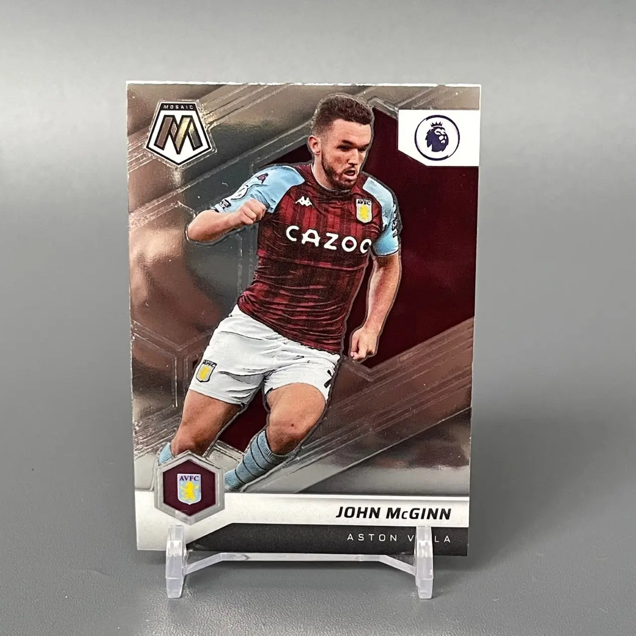 Kartu Bola Panini Mosaic EPL 2021-22 ASTON VILLA BASE ( You Pick )