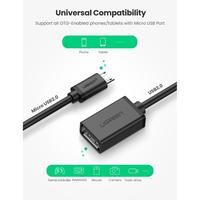 Gambar UGREEN OTG Micro USB to USB 2.0 Female Adapter 12cm 10396 dari Edgecom Kota Administrasi Jakarta Pusat 5 Tokopedia
