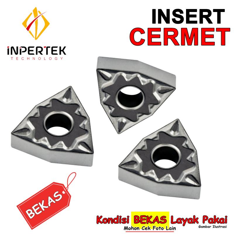 Insert Bubut WNMG 08 04 Cermet Bukan Carbide dan Widia — foto asli 1