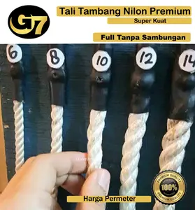 Tali Tambang Besar Sedang Kecil Tali Nilon Tali Nylon Tali Ikat Angkut Per 25meter