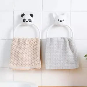 Gantungan Handuk Kain Lap Serbet Towel Hanger Panda Puppy Bathroom