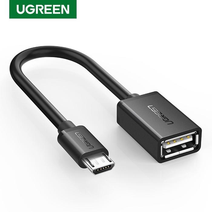 Gambar UGREEN OTG Micro USB to USB 2.0 Female Adapter 12cm 10396 dari Edgecom Kota Administrasi Jakarta Pusat Tokopedia