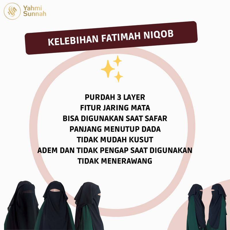 Niqab Yaman Purdah - Cadar 3 Layer 2
