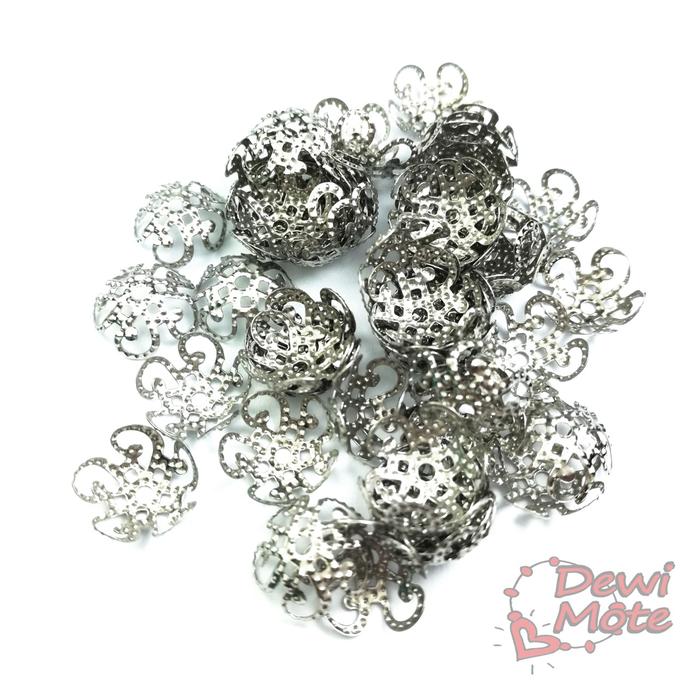 Gambar Bahan Aksesoris Charms Mangkok Silver isi 25's dari Dewi Mote Craft Kota Tangerang Selatan Tokopedia