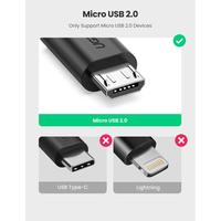 Gambar UGREEN OTG Micro USB to USB 2.0 Female Adapter 12cm 10396 dari Edgecom Kota Administrasi Jakarta Pusat 2 Tokopedia