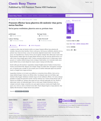 Gambar Classic Boxy Theme/Template untuk OJS 3.2 dan 3.3 - Ungu dari OJS Premium Theme Kab. Pasuruan 4 Tokopedia