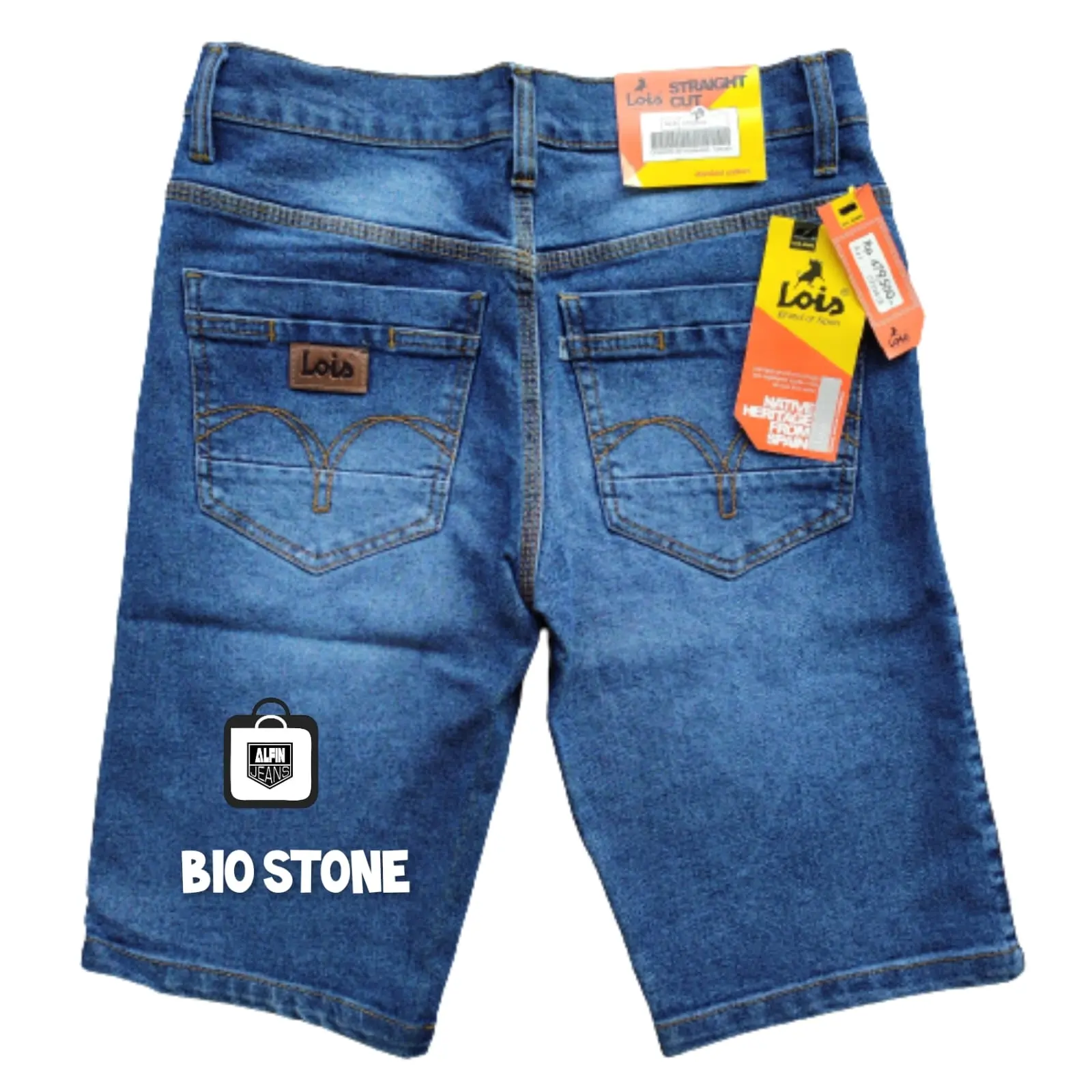 Celana Lois Jeans Pendek Blue Stone