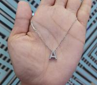 Gambar Liontin Berlian Inisia A / Liontin Huruf A Victoria Jewellery Wanita - White Gold dari Victoria Jewellery Online Kota Administrasi Jakarta Selatan 4 Tokopedia