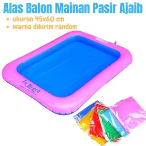 Alas Balon / Tatakan Balon Mainan Pasir Ajaib / Tatakan Ban Alas Balon