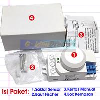 Gambar Saklar Sensor Gerak Microwave Radar Switch 220v 12v 5.8Ghz Motion - 12v DC dari Toko Golden Dream Kota Medan 2 Tokopedia