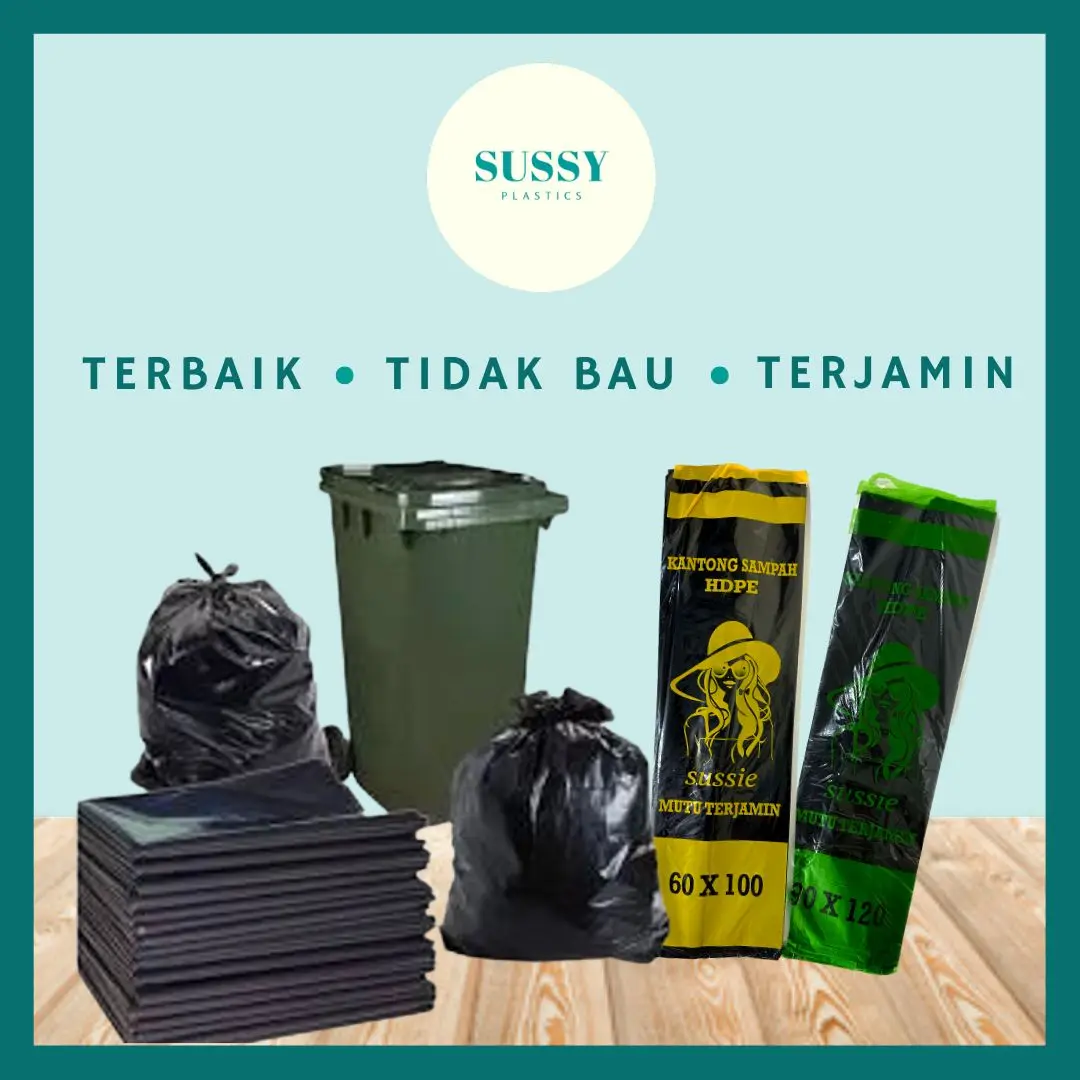 PLASTIK SAMPAH | KANTONG SAMPAH BESAR IDAMAN UK 60X100 / UK 90X120
