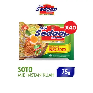 Sedaap Mie Instan Soto 75 gr 1 Dus isi 40 pcs