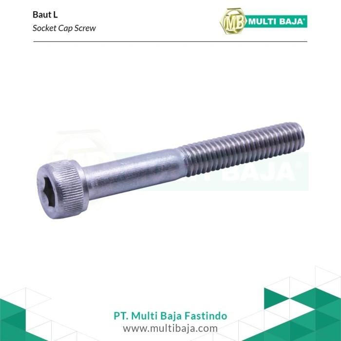 Gambar Baut L Stainless Steel 304 M14 x 60 HT (Socket Cap Screw) dari Multi Baja Kota Administrasi Jakarta Barat Tokopedia