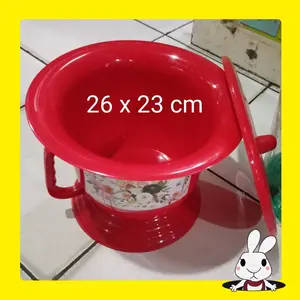 tempolong pispot plastik dengan tutup